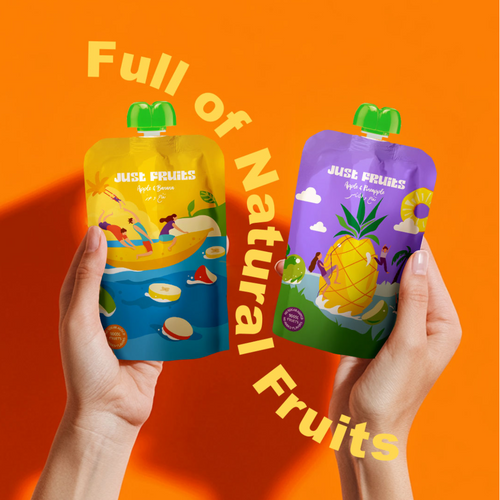 Just Fruits Puree Pouches