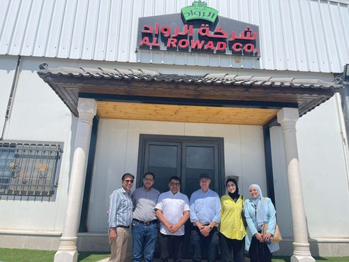 the Swedish Consul's visit to the ِAlrwad company
