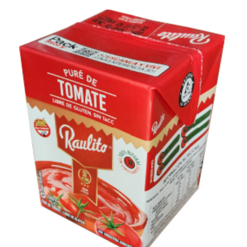 RAULITO Tomato Purée – 520g Tetra Brik Pack