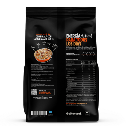 Granola Seeds & Nuts Go Natural