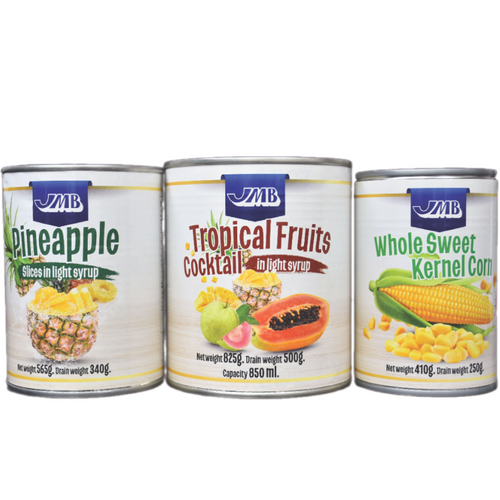 Canned Fruits & Vegetables