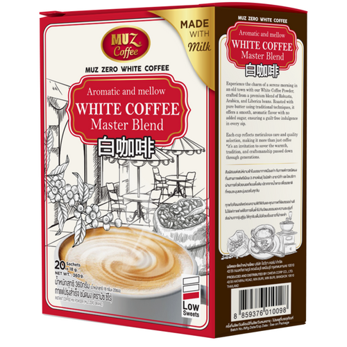 MUZ ZERO WHITE COFFEE 3IN1