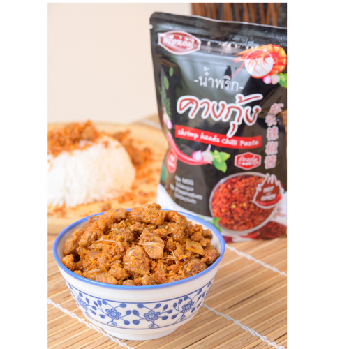 Shrimp heads spicy topping