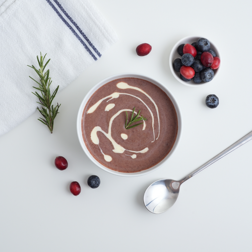 SOUPTURDAY RICEBERRY RICE SOUP with MIXED BERRIES