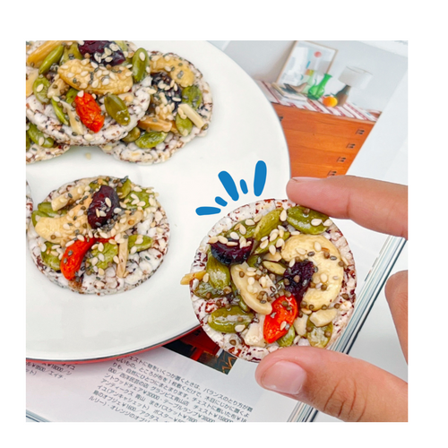 Pop Rice Brown Rice Berry with Supper Seeds