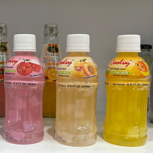 Fruit juice with nata de coco