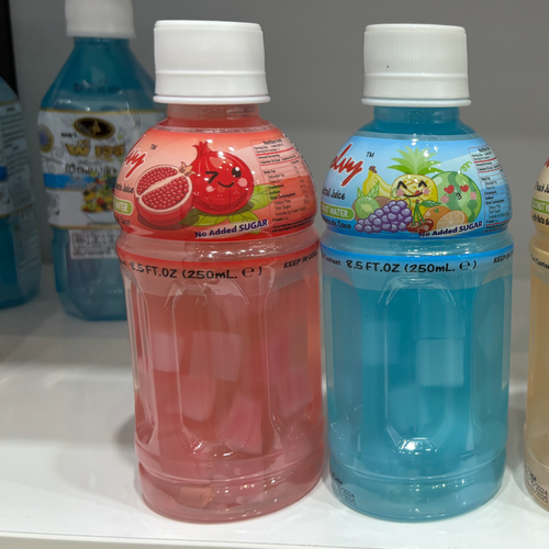 Fruit juice with nata de coco