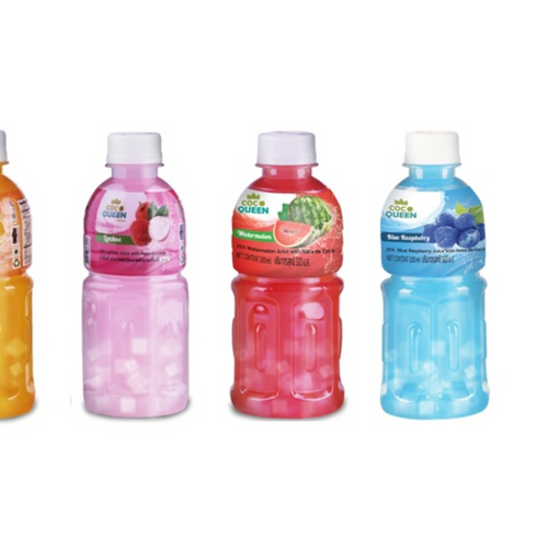 Fruit jucie with nata de coco