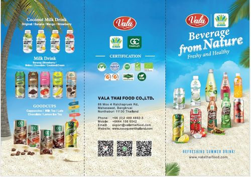 Vala Thai Food Brochure