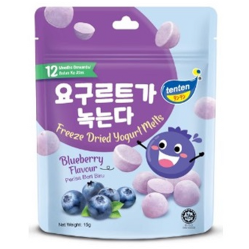 TENTEN FREEZE-DRIED YOGURT MELTS - BLUEBERRY