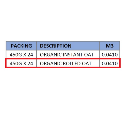 O'DAILY ORGANIC ROLLED OATS