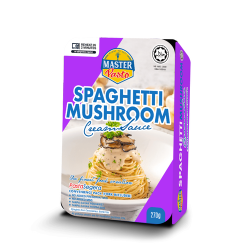 Spaghetti Mushroom Cream Sauce