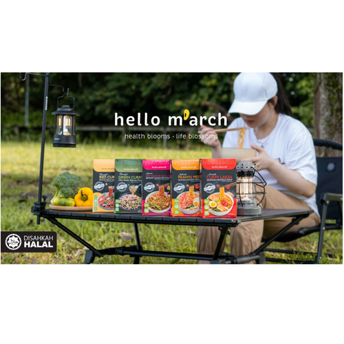 Hello M'arch Daily Queen Quinoa Noodle Meal Kit (Assorted Flavour)