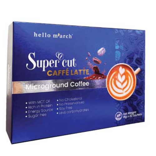 Hello M'arch Super Cut Caffé Latte