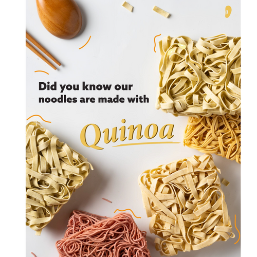 Hello M'arch High Protein Quinoa Noodles (Assorted Flavors)