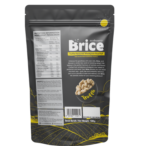 ecoBrown's BRICE Truffle Wholegrain Snack