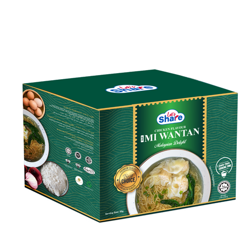 Let's Share Noodle Wantan Mee Soup Chicken Flavor 115g