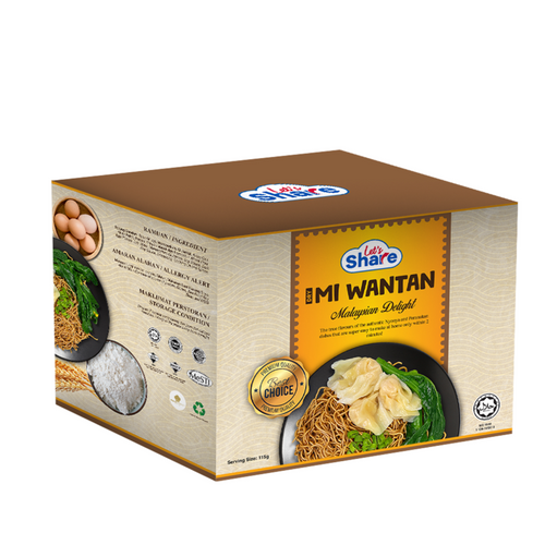 Let's Share Noodle Wantan Mee Dry 115g