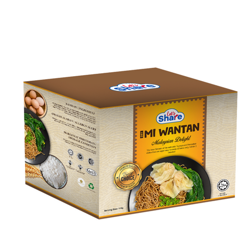 Let's Share Noodle Wantan Mee Dry 115g