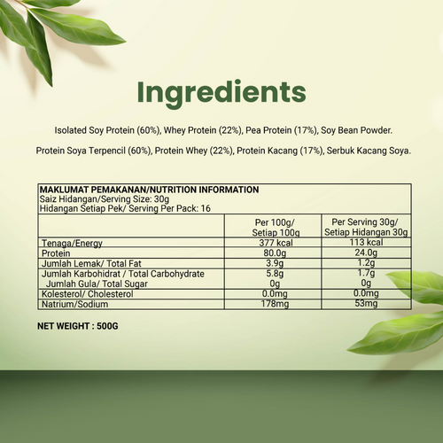 HEI HWANG HIGH PROTEIN POWDER 80%