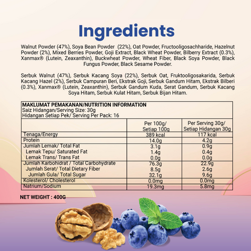 HEI HWANG WALNUT BILBERRY WITH HAZELNUT