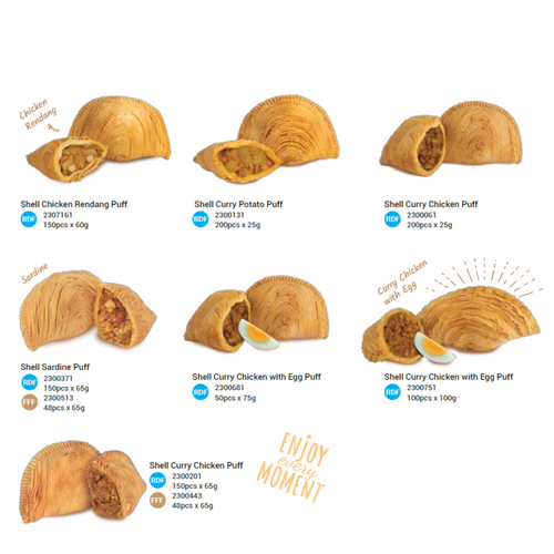 Mak'cik Shell Curry Puff