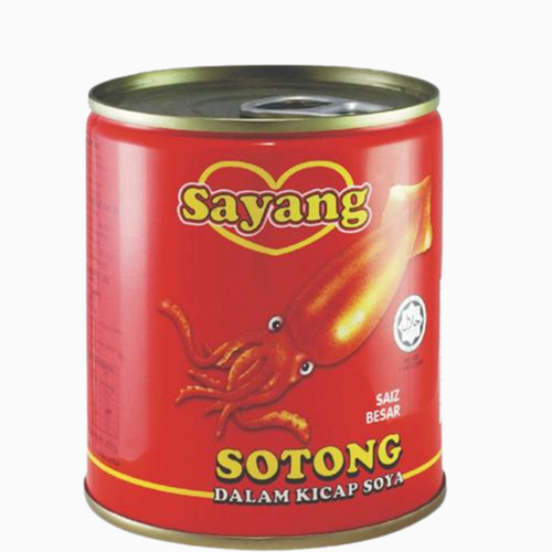 Canned Cuttlefish in Soy Sauce & Cuttlefish in Curry Sauce