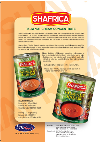 Canned Palm Nut Sauce Concentrate