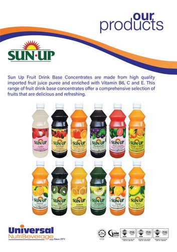 Sun Up Fruit Drink Base