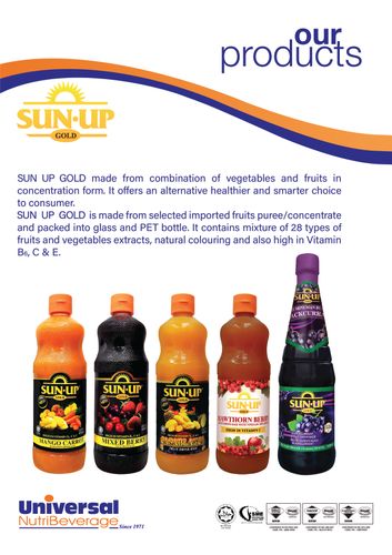 Sun Up Gold Fruit Drink Base