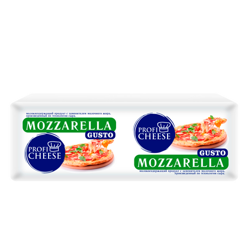 Mozzarella with milk fat substitute