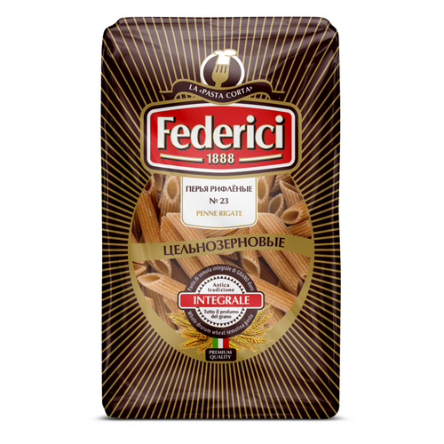 Federici №23 Penne rigate whole-grain, 400g