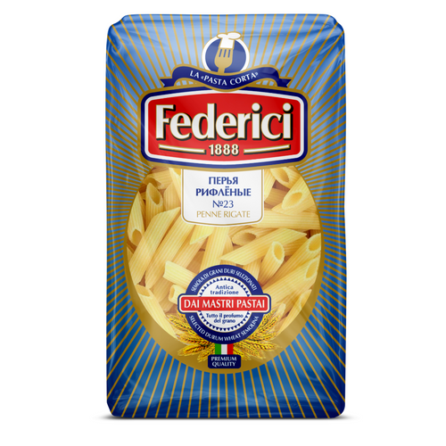 Federici №23 Penne rigate, 500g
