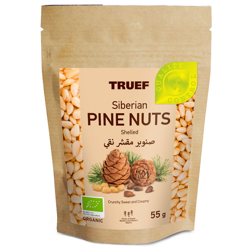 Shelled pine nuts