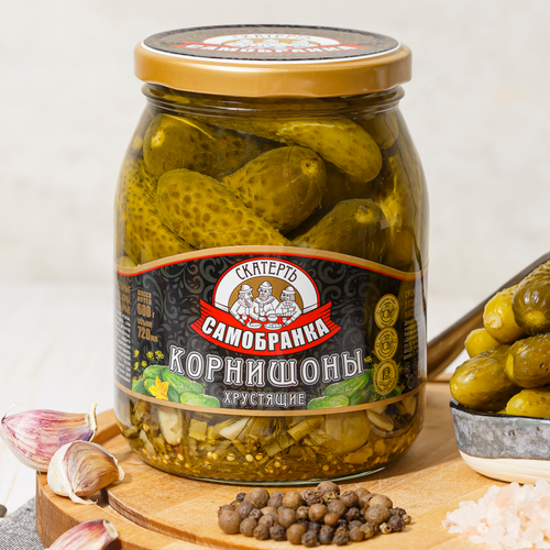Marinated gherkins 