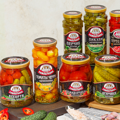 Salted cucumbers 