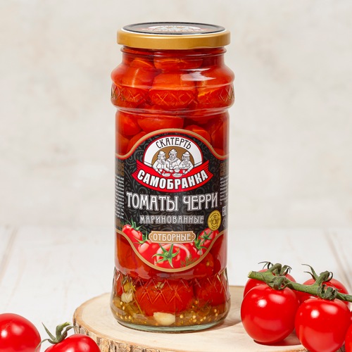 Marinated cherry tomatotes red 