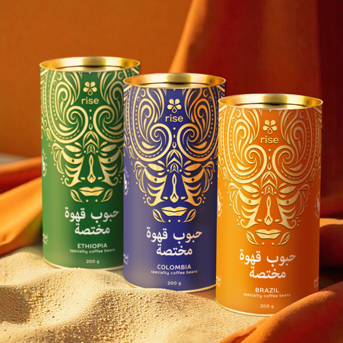 100% Arabica coffee RISE 