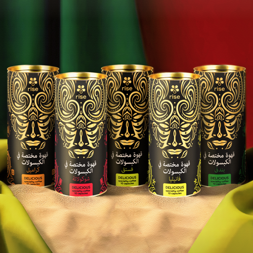 Delicious Hazelnut Flavored coffee in capsules