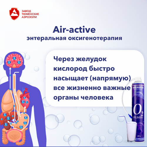 Oxygen cans «Air-Active» and oxygen cocktail kits
