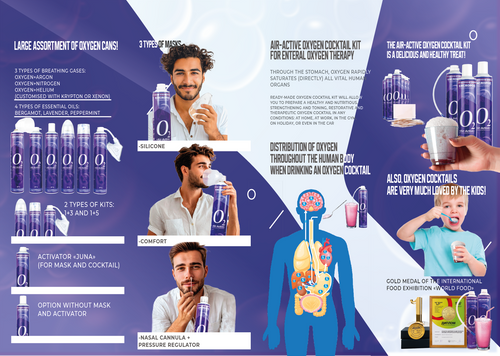 Oxygen cans «Air-Active» and oxygen cocktail kits English version
