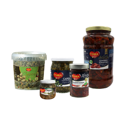 Mara Capers and Sundried Tomatoes