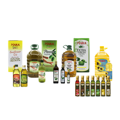 Mara Extra Virgin Olive Oil (EVOO) - Pomace - Sunflower  - Flavoured Extra virgin oil