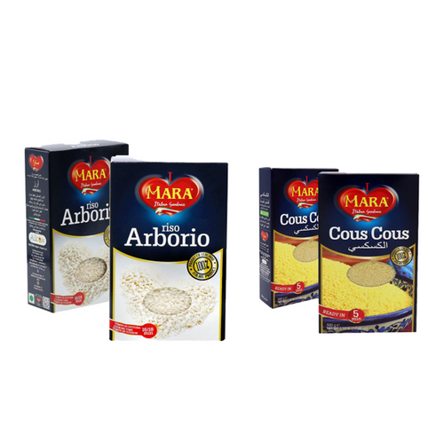 Mara Arborio Rice and Cous Cous