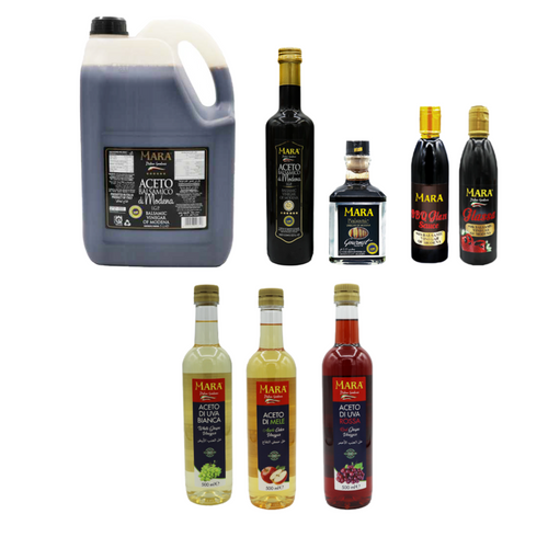 Mara Balsamic Vinegar - Apple Vinegar - Grape Vinegr