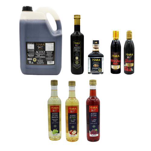 Mara Balsamic Vinegar - Apple Vinegar - Grape Vinegr