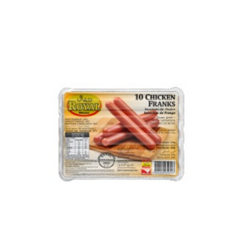 FROZEN CHICKEN FRANKS - MINU, ROYAL AND MINAL BRANDS