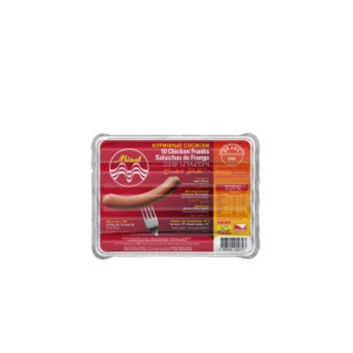 FROZEN CHICKEN FRANKS - MINU, ROYAL AND MINAL BRANDS