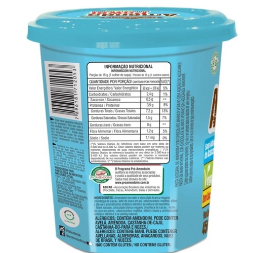 Amendopower sabor Chocolate Branco Vegano