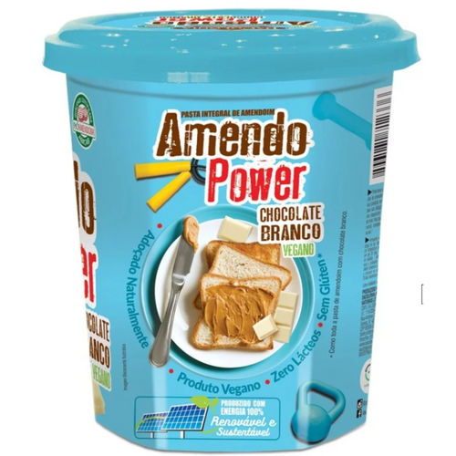 Amendopower sabor Chocolate Branco Vegano